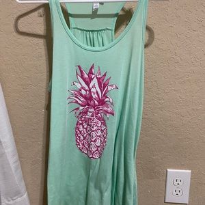 Cute pineapple tank top